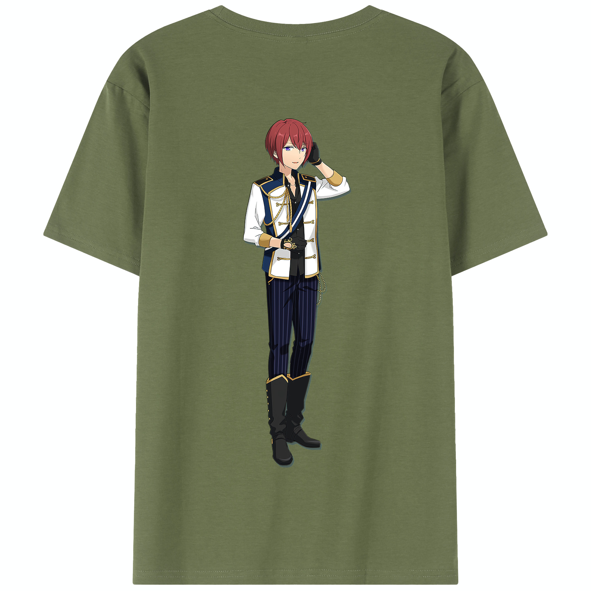 （画像用） あんさんぶるスターズ! Ensemble Stars 綿100％半袖Tシャツ（背面プリント）